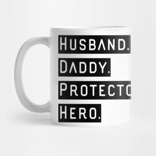 Husband Daddy Protector Hero Mug